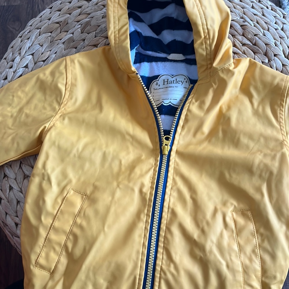 Hatley rain coat yellow!!